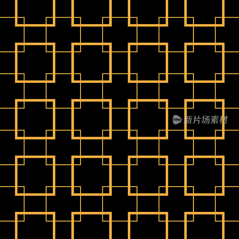 ArtDeco Pattern Gold Cell